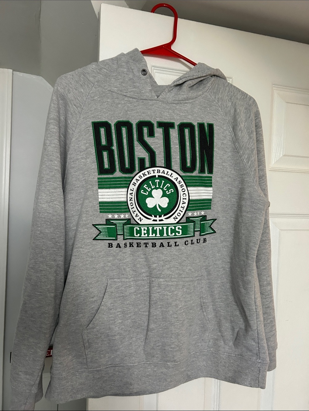 Boston Celtics Gray Hoodie Sweatshirt - Men's